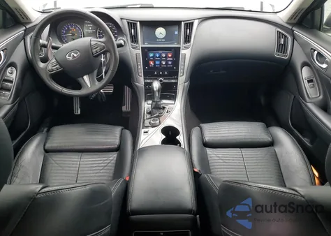 2014 Infiniti Q50 Hybrid Premium z USA, uszkodzony, nr VIN JN1AV7AP0EM692306